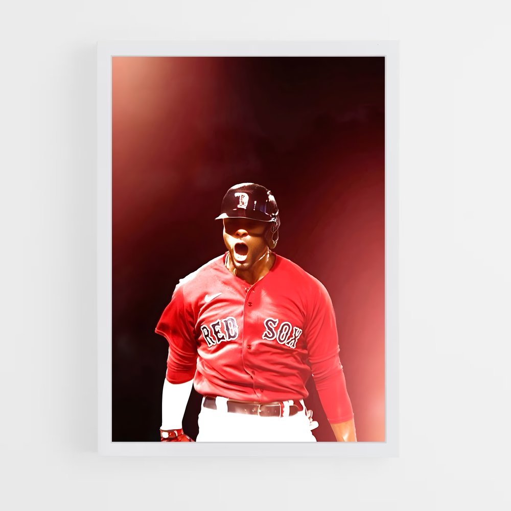 Poster Xander bogaerts – affiche Baseball (vue 3)